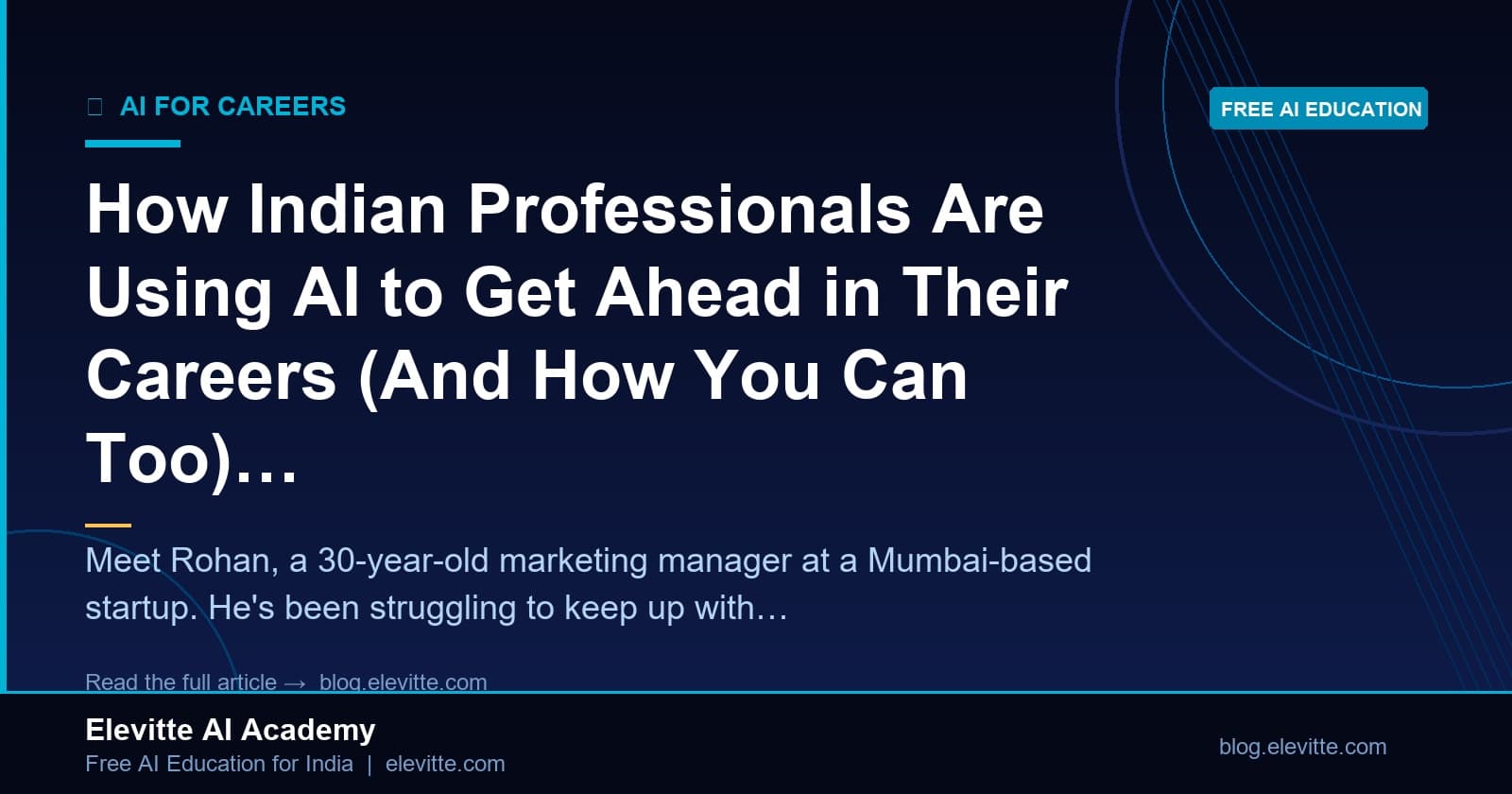 How Indian Professionals Are Using AI to Get Ahead in Their Careers (And How You Can Too)